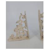 vintage cast iron book ends