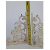 vintage cast iron book ends