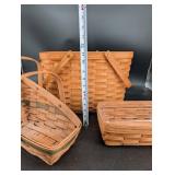Longaberger Woven Basket Set (Lot of 3)