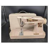 Vintage Singer 500A Sewing Machine With Case (No Power Cord)