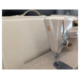 Vintage Singer 500A Sewing Machine With Case (No Power Cord)