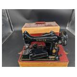 Vintage Singer 99K Sewing Machine With Motor and Case