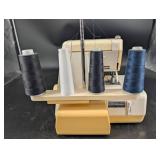 Vintage Huskylock 340D Electronic Serger (No Power Cord)
