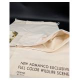 Admanco Wildlife Scene Drawstring Bags (Lot of 3)