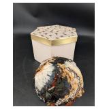 Vintage Feather Hat the Crescent Spokane With Original Box