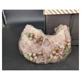 Vintage Bridal Lace Headpieces in Hat Box (Lot of 2)