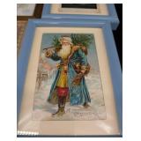 Vintage Framed Postcard Assortment (4)