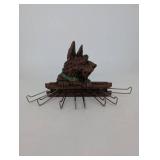 Dog Head Wall Key Rack