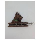 Dog Head Wall Key Rack