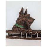 Dog Head Wall Key Rack