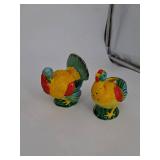 Vintage Ceramic Turkey Salt & Pepper Shakers made in Japan
