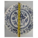 Blue & White Japan Tea Set 6-Piece Floral Pattern