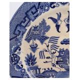 Blue & White Japan Tea Set 6-Piece Floral Pattern