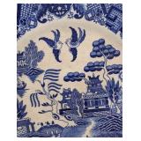 Blue & White Japan Tea Set 6-Piece Floral Pattern