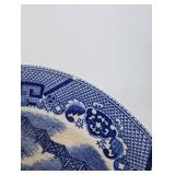 Blue & White Japan Tea Set 6-Piece Floral Pattern