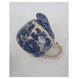 Blue & White Japan Tea Set 6-Piece Floral Pattern