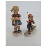 Vintage M. J. Hummel Figurine Pair W. Germany