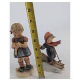 Vintage M. J. Hummel Figurine Pair W. Germany