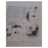 Vintage Embroidered Handkerchief & Napkin Mixed Lot
