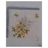 Vintage Embroidered Handkerchief & Napkin Mixed Lot