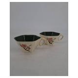 Floral Teacups (Lot of 2)