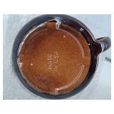 Vintage Brown Stoneware Teapot Set Made in USA