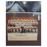 University of Minnesota Hockey Team Signed Framed Display 33 X 23 in