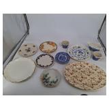 Mixed China Dinnerware Set Liberty Blue, Franciscan & Mikasa