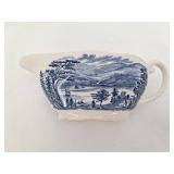 Mixed China Dinnerware Set Liberty Blue, Franciscan & Mikasa