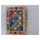 Vintage Glass Christmas Ornaments Mixed Estate Lot