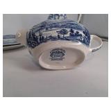 Liberty Blue Historic Colonial Scenes China (Lot of 6)