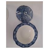 Liberty Blue Historic Colonial Scenes China (Lot of 6)