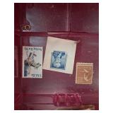 Vintage Jewelry Assortment in Wicker Box