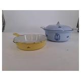 Vintage DRU Enamel Cookware Set From Holland