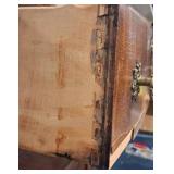 Antique Victorian Oak Dresser With Mirror