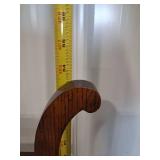 Antique Victorian Oak Sideboard Mirror Back