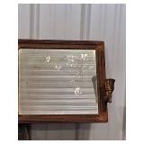 Antique Ornate Three-Panel Mirror 50in W X 14.5in H