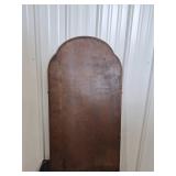 Arched Wood Wall Mirror