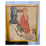 Duane Bryers Hilda Framed Prints Pair 16 X 20