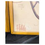 Duane Bryers Hilda Framed Prints Pair 16 X 20