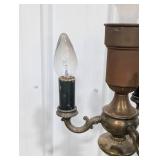 Ornate Brass 4-Light Floor Lamp