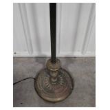 Ornate Brass 4-Light Floor Lamp