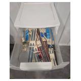 Mixed Craft Supply Storage Drawer Lot