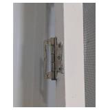 Decorative White Screen Door 31 7/8 X 77 7/8 in
