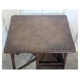Vintage Wicker Fern Stand