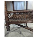 Vintage Wicker Fern Stand