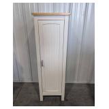 White Storage Cabinet 48.5 X 16 X 15 in