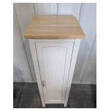 White Storage Cabinet 48.5 X 16 X 15 in