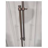 Bronze Floor Lamp With Frosted Glass Shade