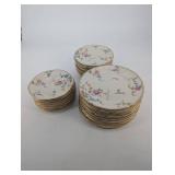 Castleton China Sunnyvale Floral Plates Mixed Lot